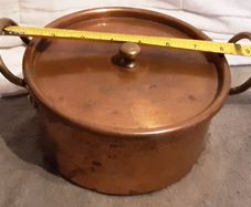 8x4 copper casserole pot