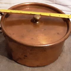 8x4 copper casserole pot