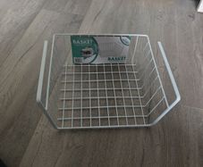 Hanging basket for kitchen storage