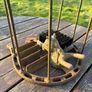 Antique and functional cast Iron boot pull, holder, scraper and brush Image 2