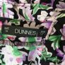 purple and black floral long sleeve tea dress size 14 includes postage Image 4