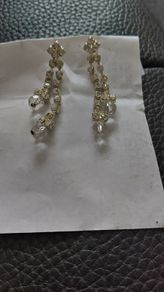 nice pair of earrings.