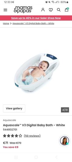 Baby bath + scales