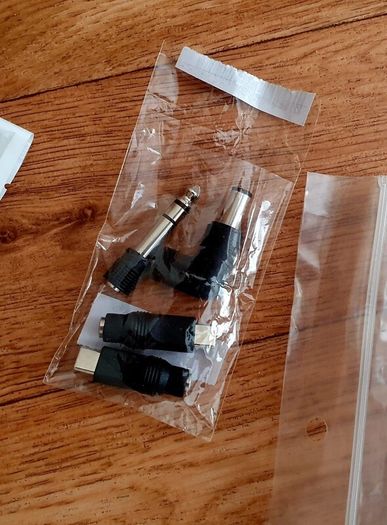 Mixed DC Barrel Power Adapters & Audio Jack Adapter