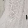 Boutique white cotton and lace long sleeve top - ONE SIZE (Fit 10-16UK) Image 3
