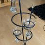 BRAND NEW Cast Iron Candle holder with 3 glass holders Image 9