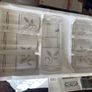 vintage 7 piece glass drink server and glasses Image 6