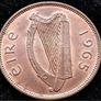 [#78] - Ireland 1965 | Irish 1/2d | Irish Half Penny | KM.10 | High Grade Image 2