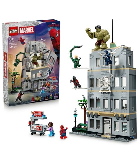 LEGO Marvel 76350 Spider-Man vs. Hulk Epic Clash