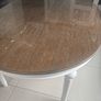 Dining table with glass top Image 3