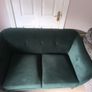 Two seater Sofa (Green Velvet)non smoking home Image 4