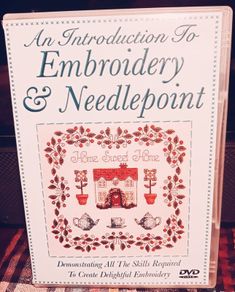 An Introduction To Needlepoint And Embroidery DVD.