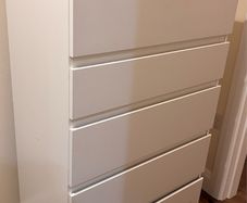 FREE - IKEA LILLBERGET Chest of 5 drawers, white, 70x43x108 cm