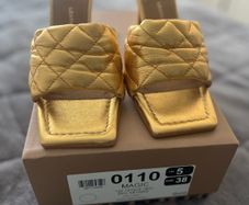 River Island Gold Sandals