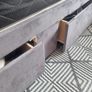 2 Single Beds with mattress, drawers and memory foam mattress toppers Image 2