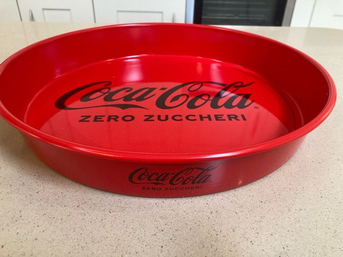 Coca Cola Metal tray 35 cm Italian