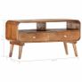 TV Cabinet 90x35x47 cm Solid Mango Wood Image 6