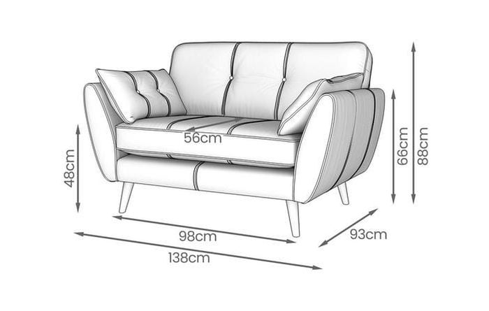 French Connection Cuddler Sofa