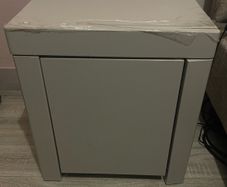 Bedside Locker / TV Unit Grey