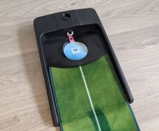 Golf Practice Putting Mat with Ball Return