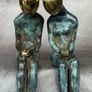Side By Side - Patinated Bronze Image 4