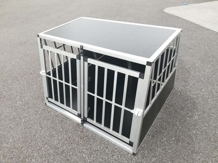 Aluminium Transportation Box For Dogs Car Transport