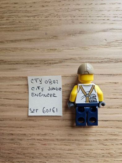 lego cty0802 city jungle engineer, set 60161