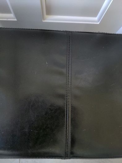 Leather ottomann