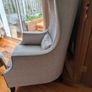 Modern High-Back Wingback Armchair Image 4