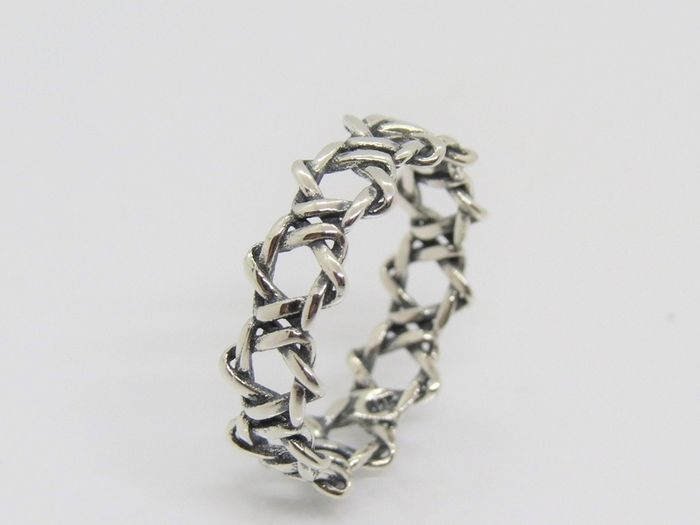 Vintage Silver Ring Star of David