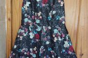 Yumi floral summer mini skater dress (free postage)