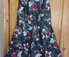 Yumi floral summer mini skater dress (free postage)