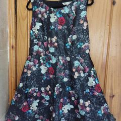 Yumi floral summer mini skater dress (free postage)