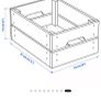 6x IKEA pine storage boxes (KNAGGLIG) Image 4