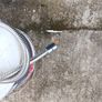 Triton Mira Shower head and wall arm. Image 3