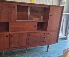 Mid Century Teak Highboard