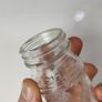 335 - Set of 2 Vintage Clear Glass Collectible Decorative Jars Image 6