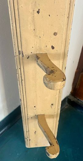 Antique Estate Made Vernacular pine Coat rack