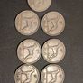 1940s Irish Sixpence SET 1942 Silver 1946 1947 1949 x2 Emergency Issue 7 Coins Image 3