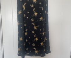 Urban Outfitters Printed Black Skirt size  14