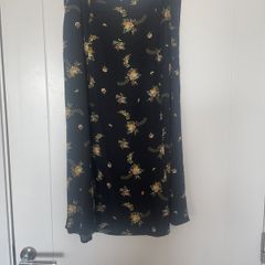Urban Outfitters Printed Black Skirt size  14