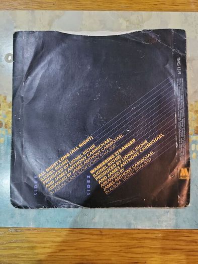 Lionel Richie All Night Long All Night 7 inch 1983 Motown TMG 1319