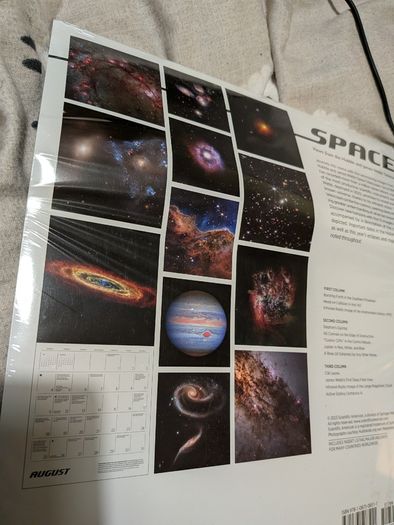Scientific American Space 2024 Calendar - New in packaging