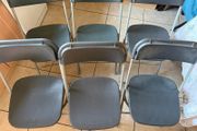 6 foldable chairs