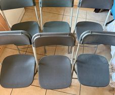 6 foldable chairs