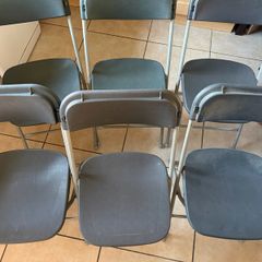 6 foldable chairs