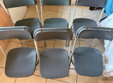 6 foldable chairs