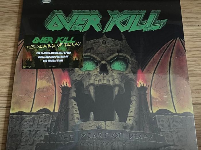Overkill The Years of Decay vinyl new