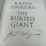 Kazuo Ishiguro The Buried Giant SIGNED Hardback 2015 Faber Nobel Prize Author Image 4