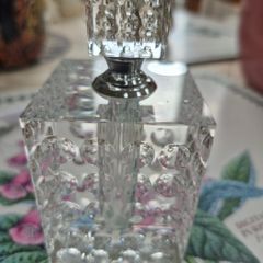 Galway crystal fine living scent bottle